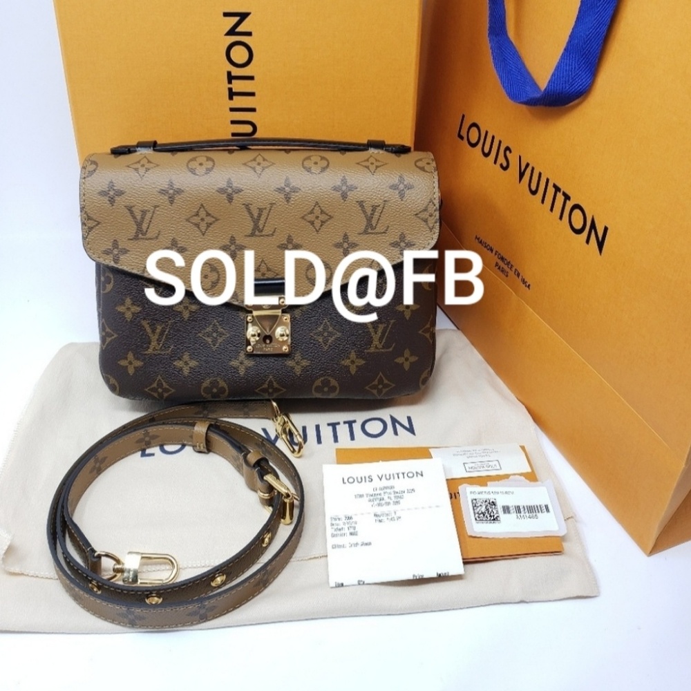 Brand New w/Tag Louis Vuitton Pochette Metis Bag - Picture 1 of 8